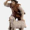 Kostner 035 Krippenfigur Hirte stehend mit Schaf   in 12 cm 71,90 € in 9,5 cm 49,70 €